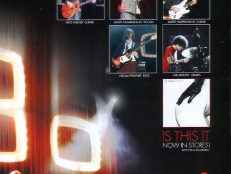 The Strokes 2002 04 Is This It Japan debut album promo ad For Sale