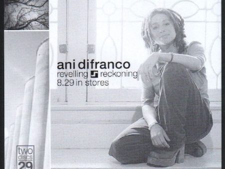 Ani Difranco 2001 09 Revelling Reckoning Japan album promo ad For Discount