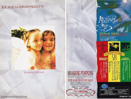 The Smashing Pumpkins 1993 08 Siamese Dream Japan album promo ad Online Sale