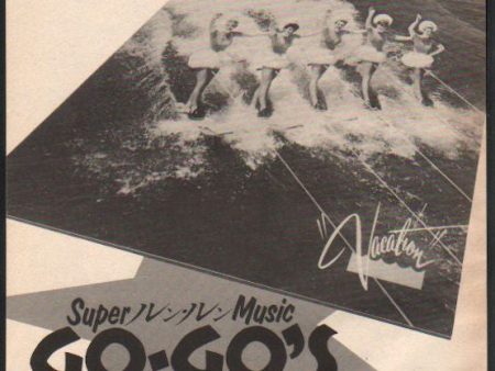 The Go-Go s 1982 11 Vacation Japan album promo ad Online Hot Sale