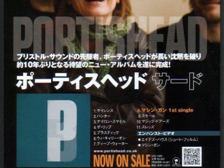 Portishead 2008 06 Third Japan album promo ad Hot on Sale