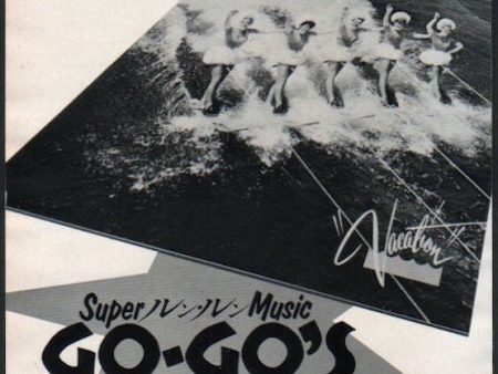 The Go-Go s 1982 10 Vacation Japan album promo ad Discount