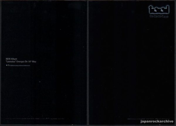 Tool 2001 06 Lateralus Japan album promo ad Online Hot Sale