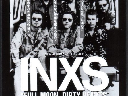 INXS 1994 01 Full Moon, Dirty Hearts Japan album promo ad Supply