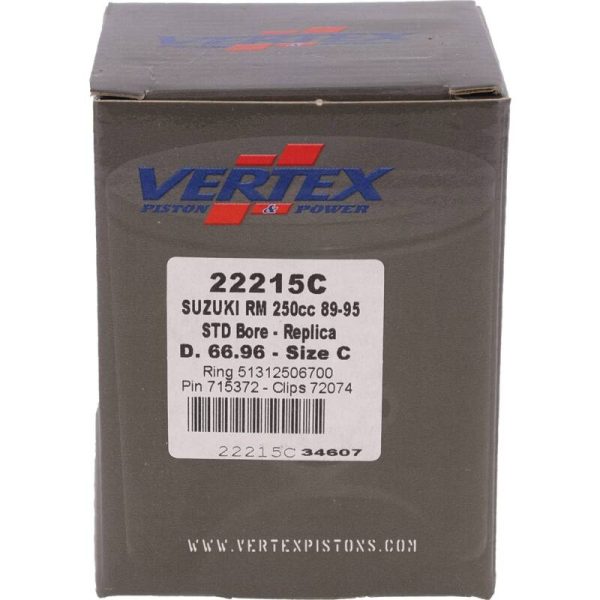 Vertex Piston 89-95 Suzuki RM 250 250cc Cast Replica Piston Kit Cheap