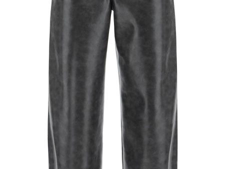 AGOLDE Pantaloni In Pelle Riciclata For Cheap