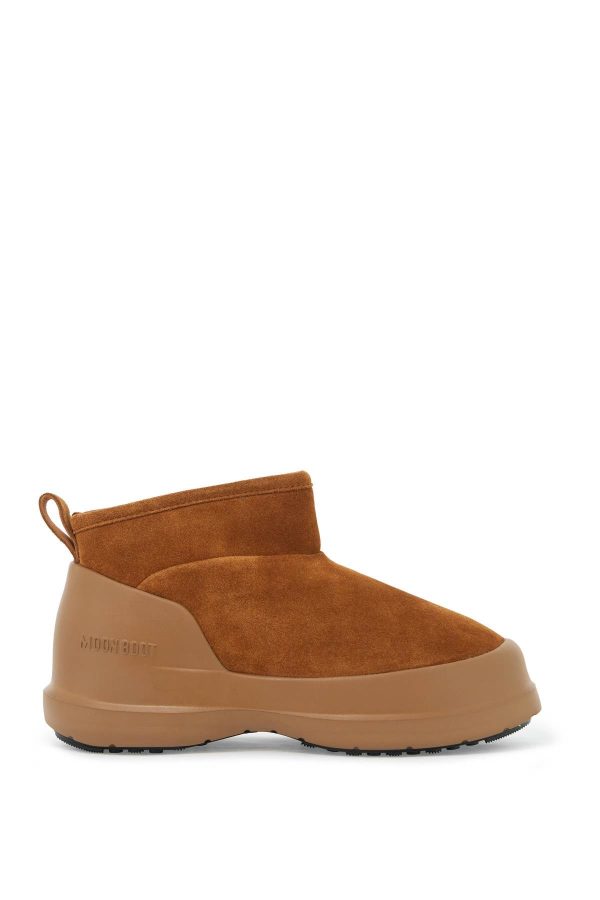 Moon Boot Luna Low Suede Leather Ankle Hot on Sale