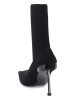 Alexander Mcqueen Knit Slash Ankle Boots Online Sale