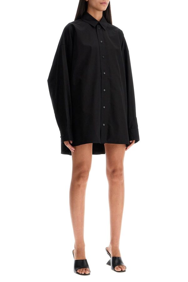 Wardrobe.Nyc Mini Shirt Dress With Button Closure Online now