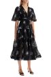 Zimmermann Floral Pleated Midi Dress Supply