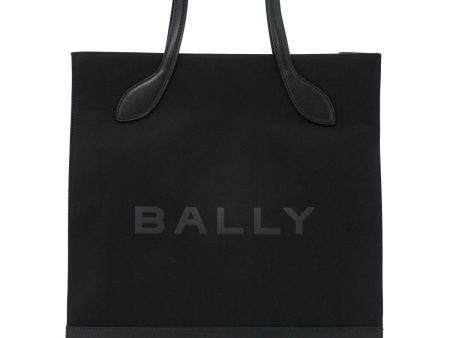 Bally N S Nylon And Leather Tote Bag Online now