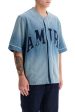 Amiri Sunfaded Baseball Shirt Cheap