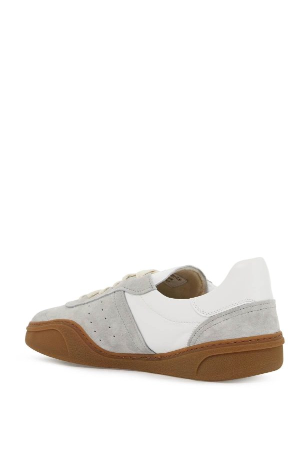 Acne Studios Nappa And Suede Leather Sneakers In Discount