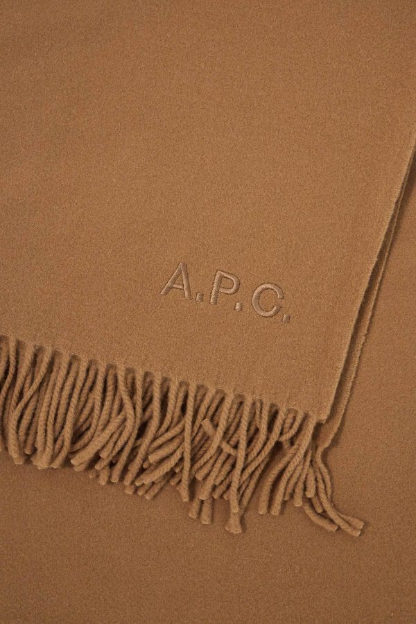 A.P.C. Alix Brode Wool Scarf Online Hot Sale