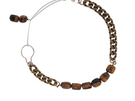 Dries Van Noten Chain Necklace With Stones Cheap