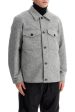 Woolrich Reflective Wool Blend Shirt Jacket For Cheap