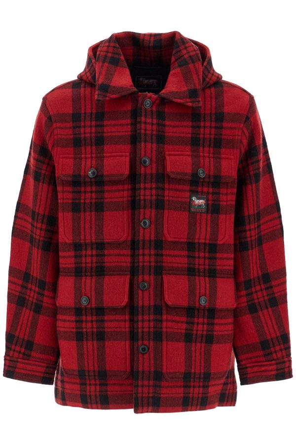 Woolrich Plaid Cruiser Hooded Jacket Fashion