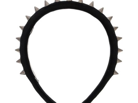 Alessandra Rich Velvet Headband With Spike For Cheap