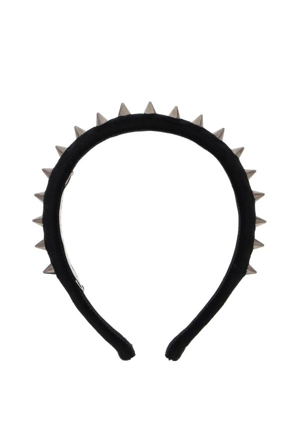 Alessandra Rich Velvet Headband With Spike For Cheap