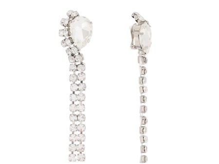 Alexander Mcqueen Stud Earrings With Faceted Stone Supply