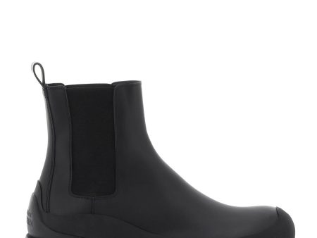 Alexander Mcqueen Leather Chelsea Ankle Boots Supply