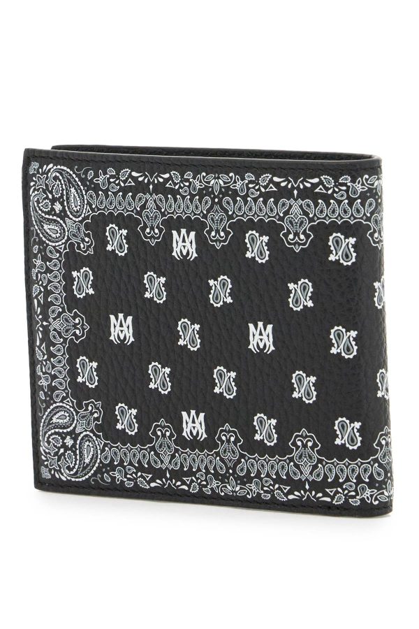 Amiri Bi-Fold Bandana Print Wallet Fashion