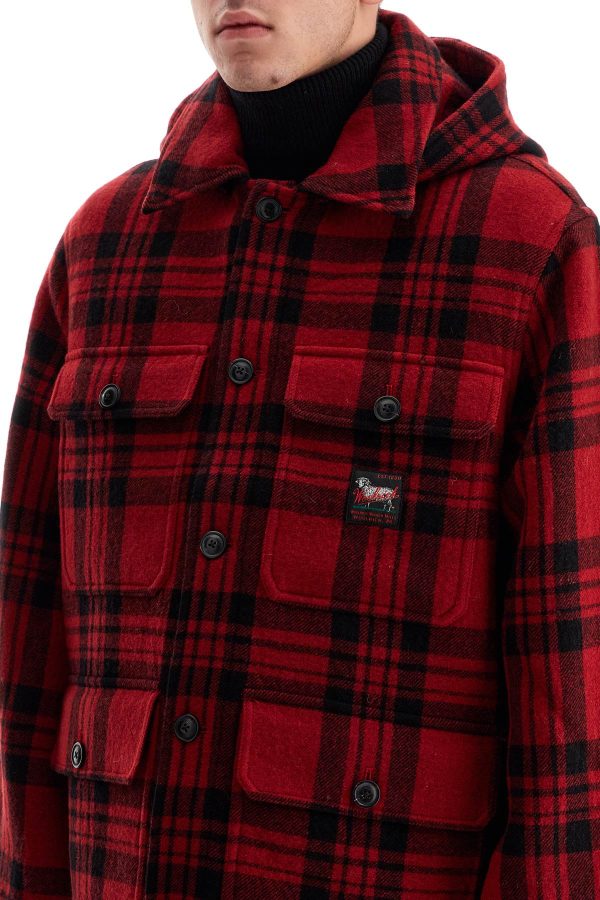 Woolrich Plaid Cruiser Hooded Jacket Fashion