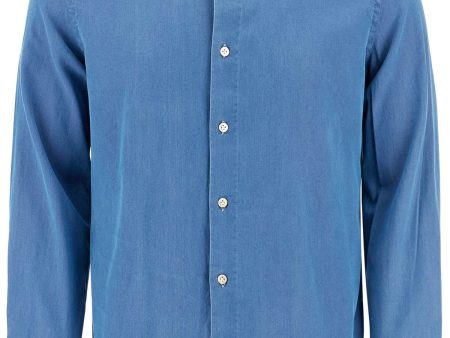 Vincenzo Di Ruggiero Denim Effect Shirt Online Hot Sale