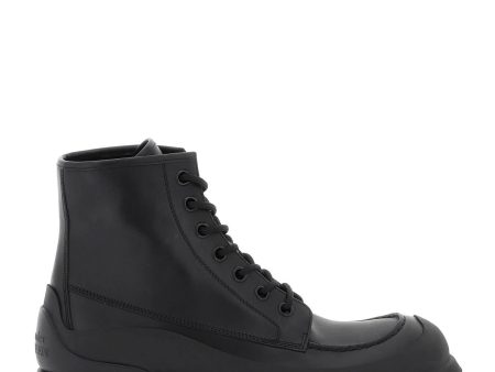 Alexander Mcqueen Leather Ankle Boots Online now