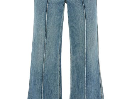 Zimmermann Wide Leg Jeans Illustration Design Product on Sale