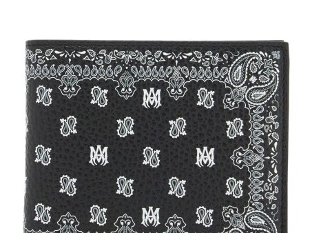 Amiri Bi-Fold Bandana Print Wallet Fashion