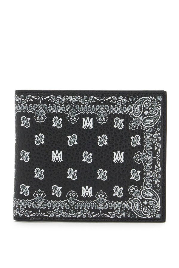 Amiri Bi-Fold Bandana Print Wallet Fashion