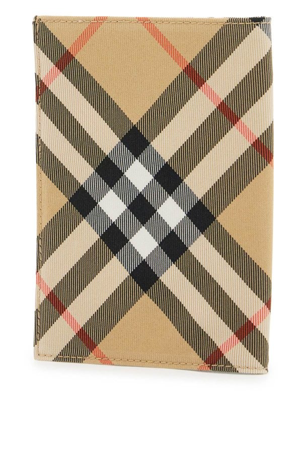 Burberry Book Passport Holder For Travel Hot on Sale