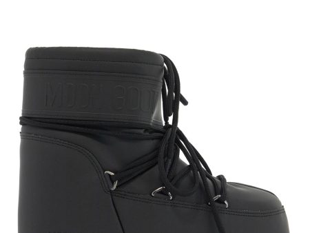 Moon Boot Icon Low Rubber Snow Boots In 9 Hot on Sale