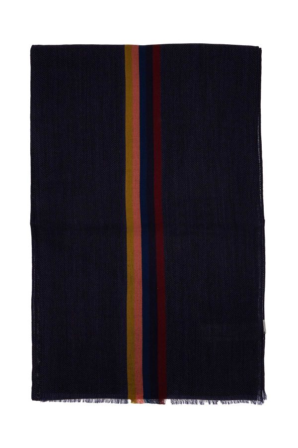 Paul Smith Virgin Wool Checked Scarf Online Hot Sale