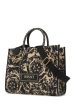 Versace Medium Athena Barocco Tote Bag In Raff Cheap