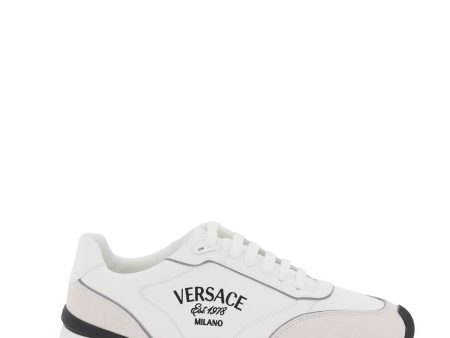 Versace Milano Runner Sneakers Online Hot Sale