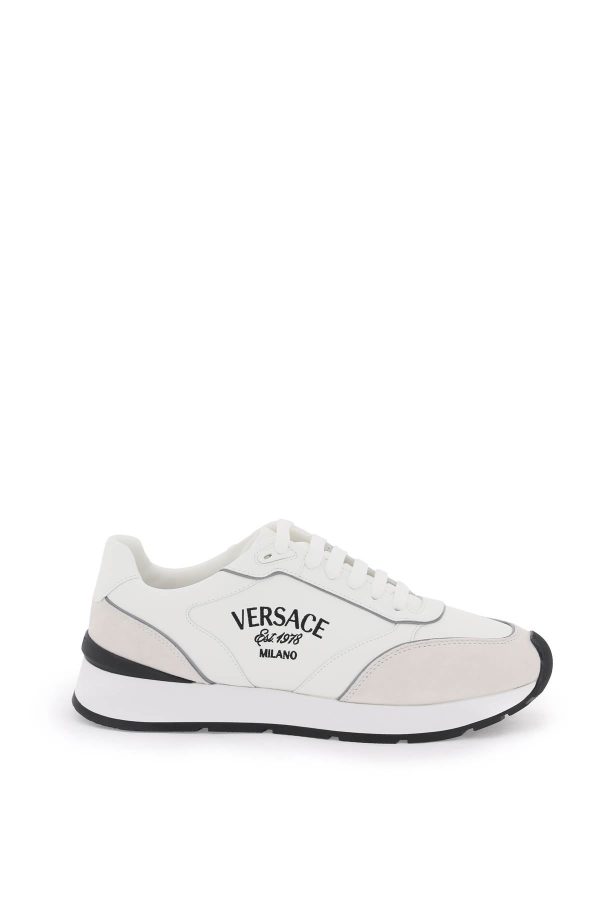 Versace Milano Runner Sneakers Online Hot Sale