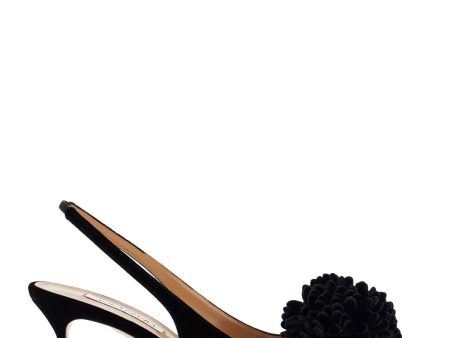 Aquazzura Velvet Couturier Slingback Online now