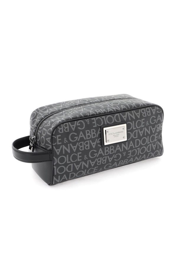 Dolce & Gabbana Coated Jacquard Vanity Case Fashion