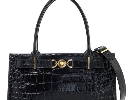 VERSACE Borsa Tote Effetto Cocco Medusa 95 Online