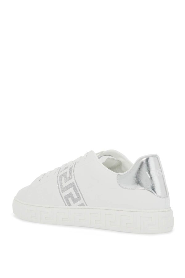 VERSACE Sneakers Greca Ricamate In Ecopelle Online Sale