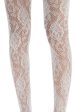 Alessandra Rich Lace Thigh-High Stockings With on Sale