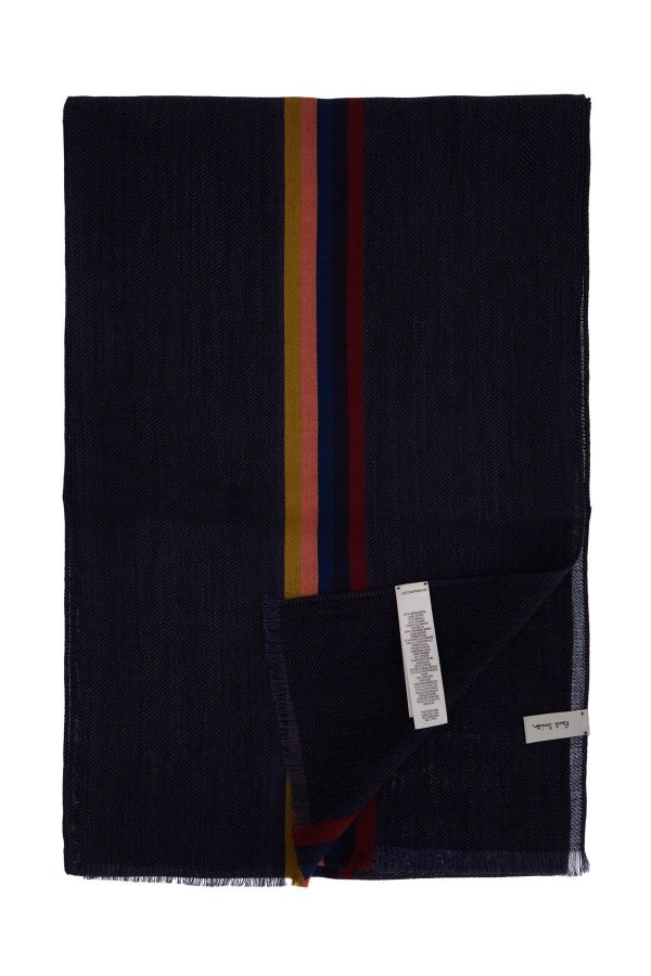 Paul Smith Virgin Wool Checked Scarf Online Hot Sale