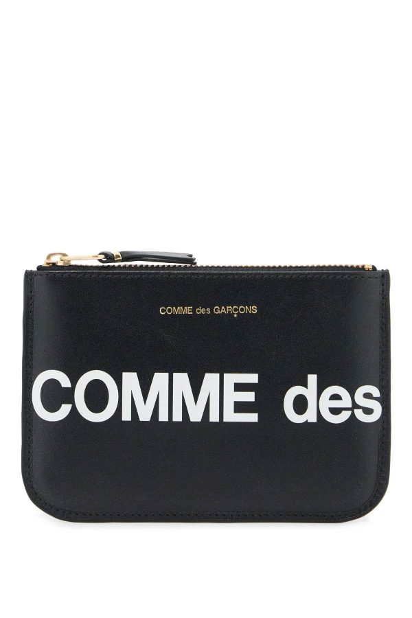 Comme Des Garcons Wallet Huge Logo Pouch For Sale