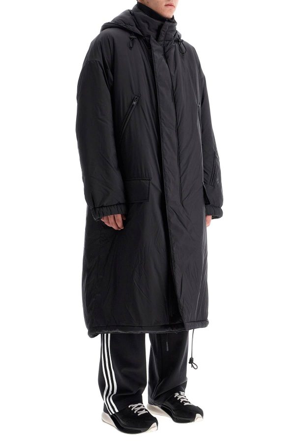 Y-3 Long Padded Nylon Parka Coat Supply