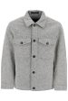 Woolrich Reflective Wool Blend Shirt Jacket For Cheap