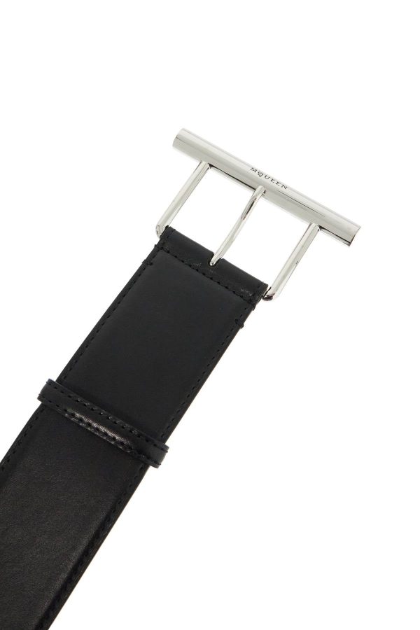 Alexander Mcqueen Cross-Bar Belt For Sale