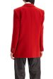 Alessandra Rich Oversized Double-Bre Discount