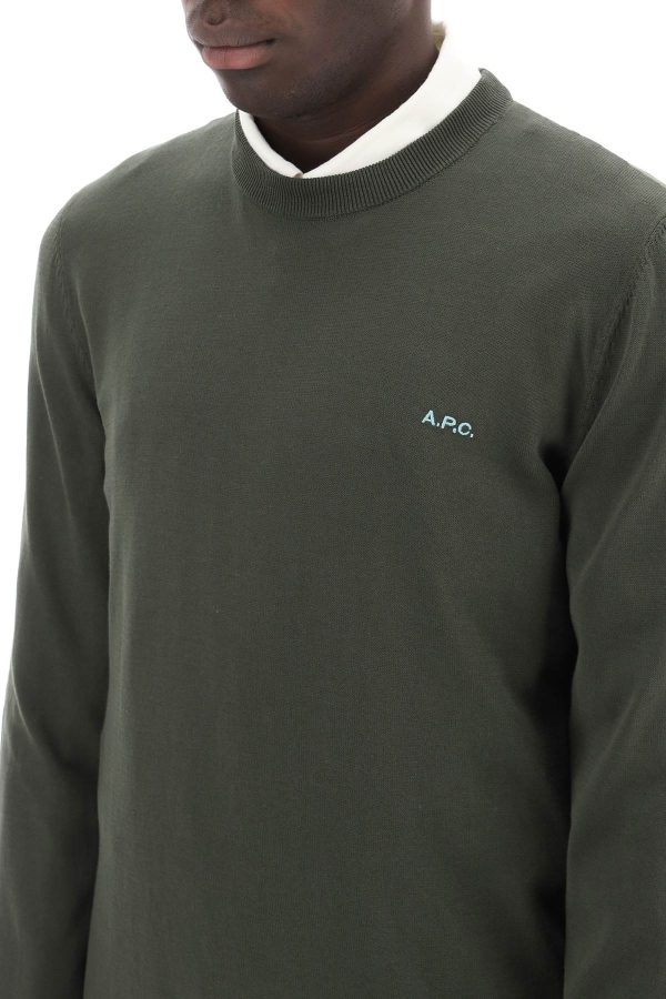 A.P.C. Mayeul Cotton Crewneck Pul Discount